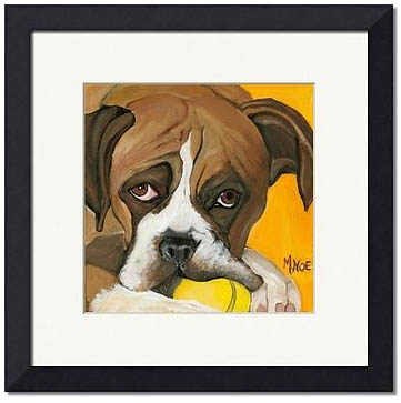 boxer painting