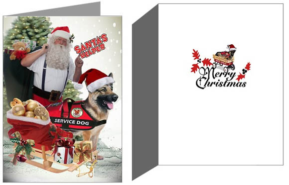 German Shepherd Christmas Cards