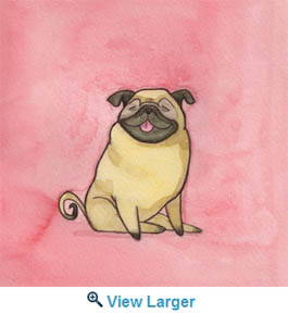 pug art