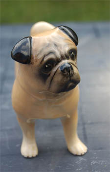 Vintage SylvaC Pug Figurine